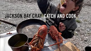 jackson bay cray catch n cook in the DNA Boats 630XHT with Josh James, Charlie Horse and Sonny Jim