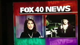 KTXL Fox 40 News at 10pm open March 9, 1995
