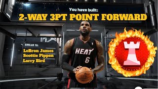 *NEW* RARE 2-WAY 3PT POINT FORWARD BUILD IN NBA 2K23! SUPER RARE OVERPOWERED DEMIGOD BUILD IN 2K23!