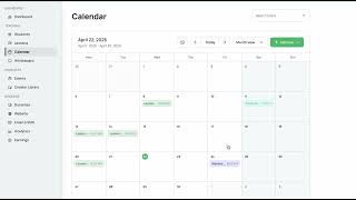 How to Schedule Classes, Sessions, and Meetings in One Calendar