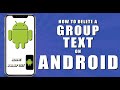 How to delete a group text on android (2024)