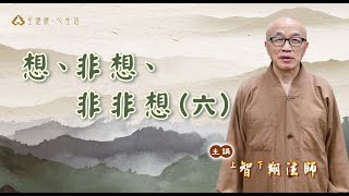 千佛山教授師 智翔法師主講—想、非想、非非想(六)