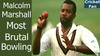 Malcolm Marshall Most Dangerous Bowling In Test Cricket - Very Nasty Bouncers