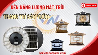 Đèn năng lượng mặt trời - Đèn trang trí sân vườn đẹp lung linh tích hợp nhiều chế độ màu ánh sáng