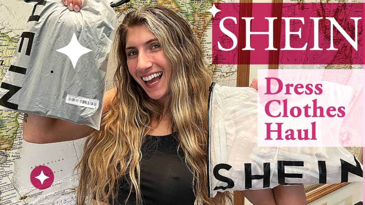 Shein Dress Clothes Try On Haul Youtube