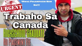 Urgent Hiring Papunta sa Canada | Legit No Placement Fee + Tips para siguradong ma-Hire