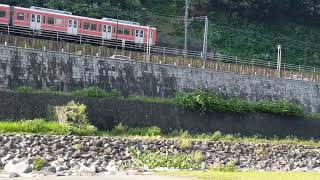 小田急１０００形ベルニナ色　箱根湯本駅出発