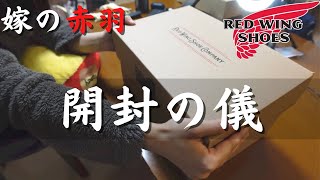 【Redwing 開封】嫁氏、ついに新作の赤羽を手にする…！/15時間目：靴の時間