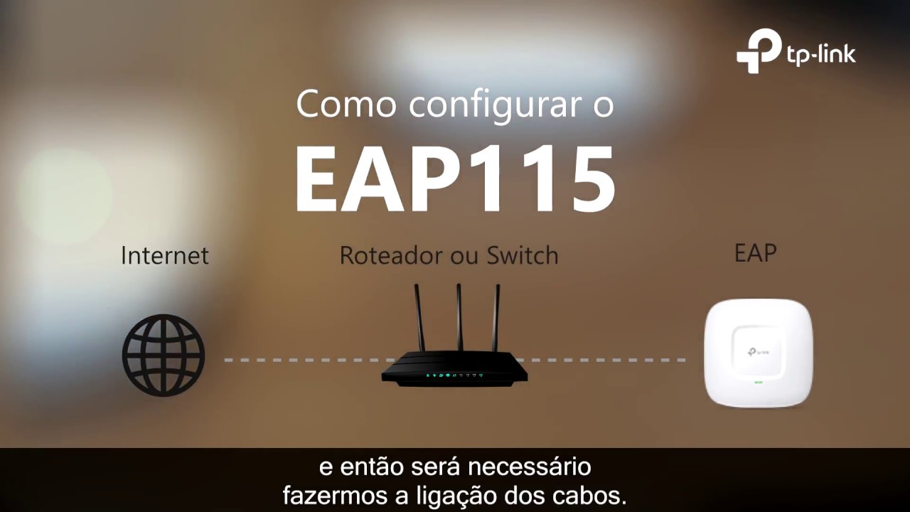 Como Configurar O Access Point Corporativo EAP115 - YouTube