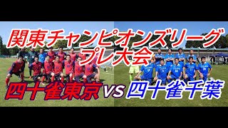 関東チャンピオンズリーグプレ大会（千葉フェスティバル）　四十雀東京vs千葉四十雀