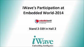 iWave's Participation at Embedded World 2014 Event