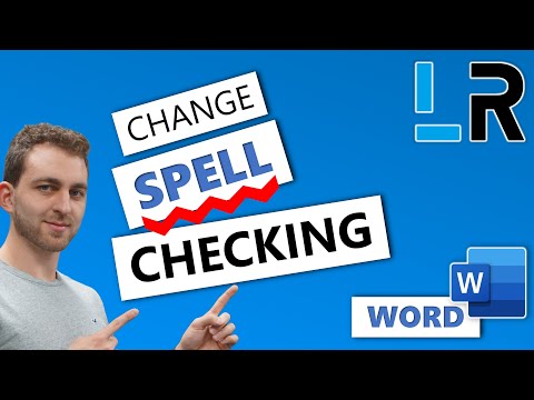 MS Word: Change Spell Check Language For A Document