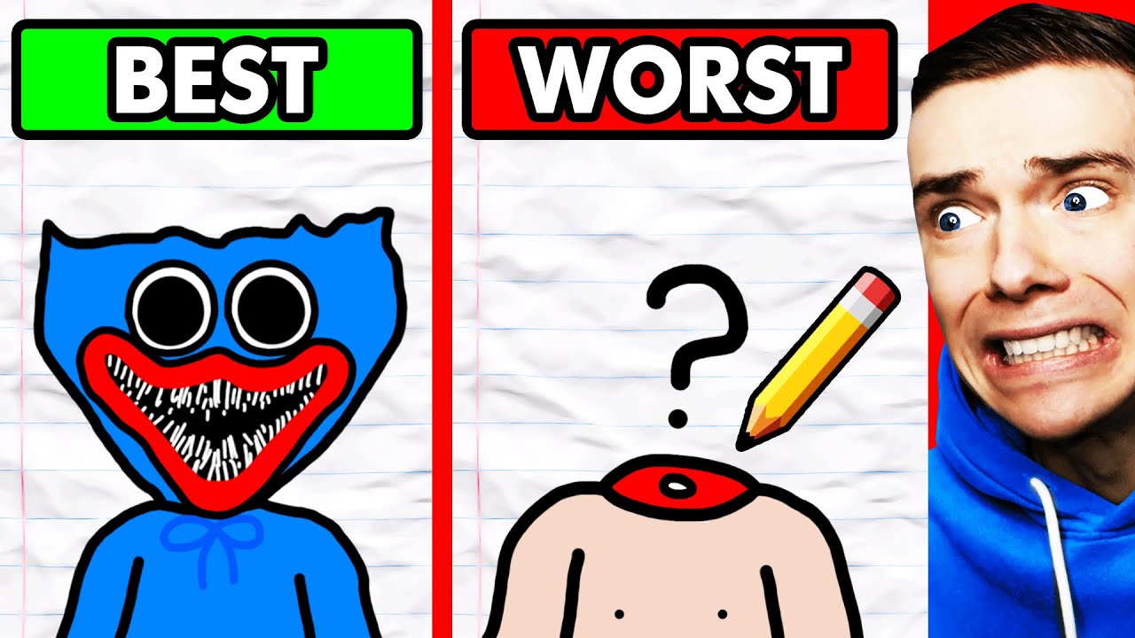 Best Drawing Vs Worst Drawing Youtube