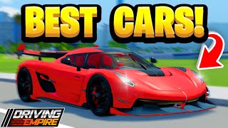 BEST Cars In Driving Empire 2025!