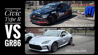 [COMPARISON] GR86 vs Civic Type R @ TAC/TVR Autocross Event #3