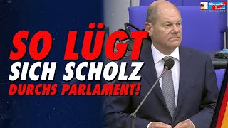 So lügt sich Scholz durchs Parlament! - Albrecht Glaser nimmt Stellung  - AfD-Fraktion im Bundestag