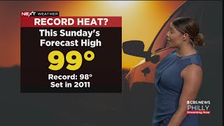 NEXT Weather Update: Philadelphia Could See Record Temperature On Sunday