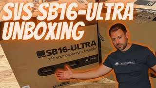 The Best Subwoofer Packaging? | SVS SB16-Ultra Subwoofer Unboxing \u0026 First Look