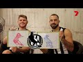 Collingwood Magpies whiteboard game | AFL pre-season