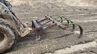 Custom Skid-steer Compost Barn Tiller