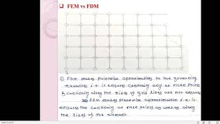 Comparison between FEM and FDM L 8