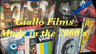 Giallo Films Made in the 2000’s