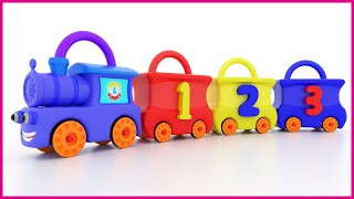 Numbers for Kids | Number One | 123 Numbers Song | Number Block | Counting 1 to 10 | Train Cartoon