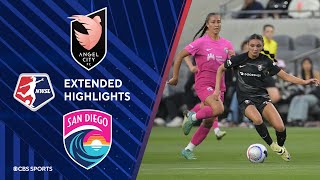 Angel City vs. San Diego Wave: Extended Highlights | NWSL I CBS Sports Attacking Third