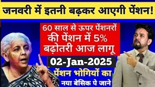 💯पेंशनरों के एरियर भुगतान का ऐलान बेसिक पे बढ़ोतरी 18 महा एरियर 1 lakh, आठवां वेतन आयोग, 7000 FMA