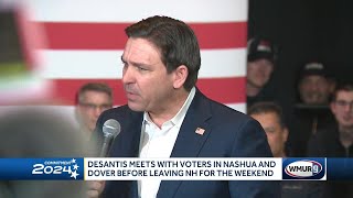 Ron DeSantis says he will be back in New Hampshire after campaigning in South Carolina this Saturday