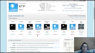 Madison Wisconsin Weather Update