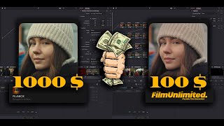 BMCC 2.5k. Film Unlimited (100$) vs Filmbox (1000$). 2023.