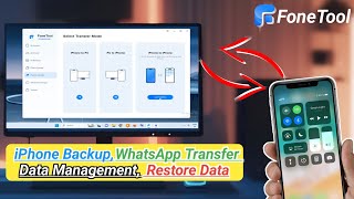 All-In-One Tool:- iPhone Backup, Data Management, WhatsApp Transfer, Restore Software || FoneTool ||