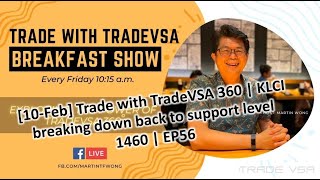 [10-Feb] Trade with TradeVSA 360 | KLCI breaking down back to support level 1460 | EP56