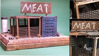 MAKING A MINIATURE BUTCHER SHOP RUNDOWN STYLE