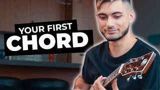 How to play your first EVER beginner guitar chord
