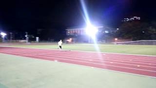 譜久里武トレーニング　2015 10 8マーク走50m→215㌢間隔