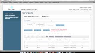 Resuming a Suspended Test