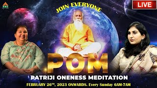 🔴 Live | Patriji Oneness Meditation | Parinitha Patri | PMC Telugu