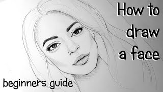 HOW TO DRAW FACES FOR BEGINNERS [*EASY TUTORIAL*]