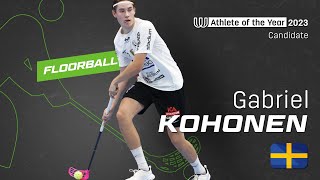 Gabriel Kohonen - Floorball candidate for The World Games Athlete of the Year 2023