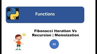 Interview Prep Python Part-43 | Fibonacci Iteration Vs Recursion | Memoization