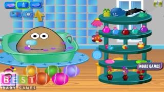 ღ Pou Bathing - Baby Game for Kids 2014