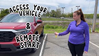 How to: Access your Honda \u0026 Use Remote Start