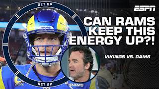 Rams DOMINATE Vikings 😳 Can they UPSET the Eagles? 👀 'TOUGH SLEDDING!' - Jeff Saturday | Get Up