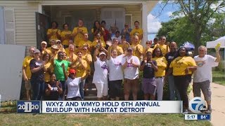 Thanks to all of the volunteers who came out for WXYZ/WMYD's 6th Annual BuildUp with Habitat Detroit