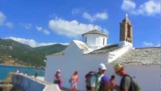 Skopelos Panagitsa Σκόπελος μια βόλτα στη παναγίτσα του Πύργου