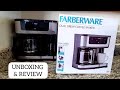 FARBERWARE DUAL BREW COFFEE MAKER ( Unboxing & Review )