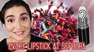 Melting Every Lipstick From Sephora Together
