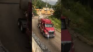 Jamaican truckers/ international prostar vs narrow corners 💯💪🔥#viral #shorts